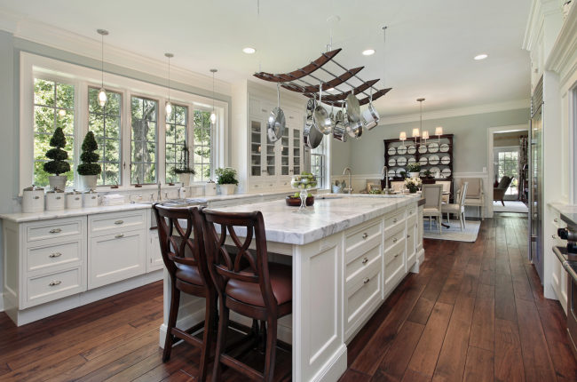 Newly installed kitchen